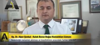 Youtube - Bademciğin tamamen alınması ve küçültülmesi arasındaki farklar nelerdir ?