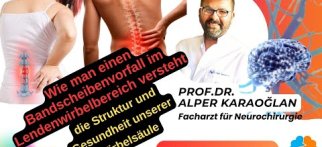 Bandscheibenvorfall im Lendenwirbelbereich/die Struktur unserer Wirbelsäule |Prof.Dr.Alper KARAOGLAN