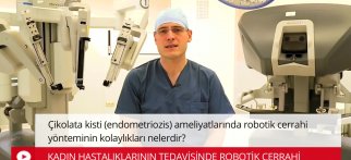 Youtube – Da vinci robotik cerrahi sistemi ile çikolata kisti ameliyatı