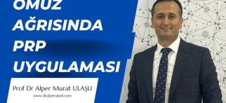 OMUZ AĞRILI HASTAYA PRP UYGULAMASI